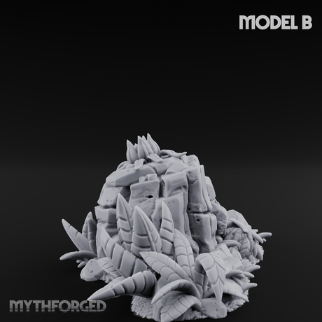 Overgrown Jungle Flora Cluster B Miniature for Dungeons and Dragons, Pathfinder or other TTRPGs