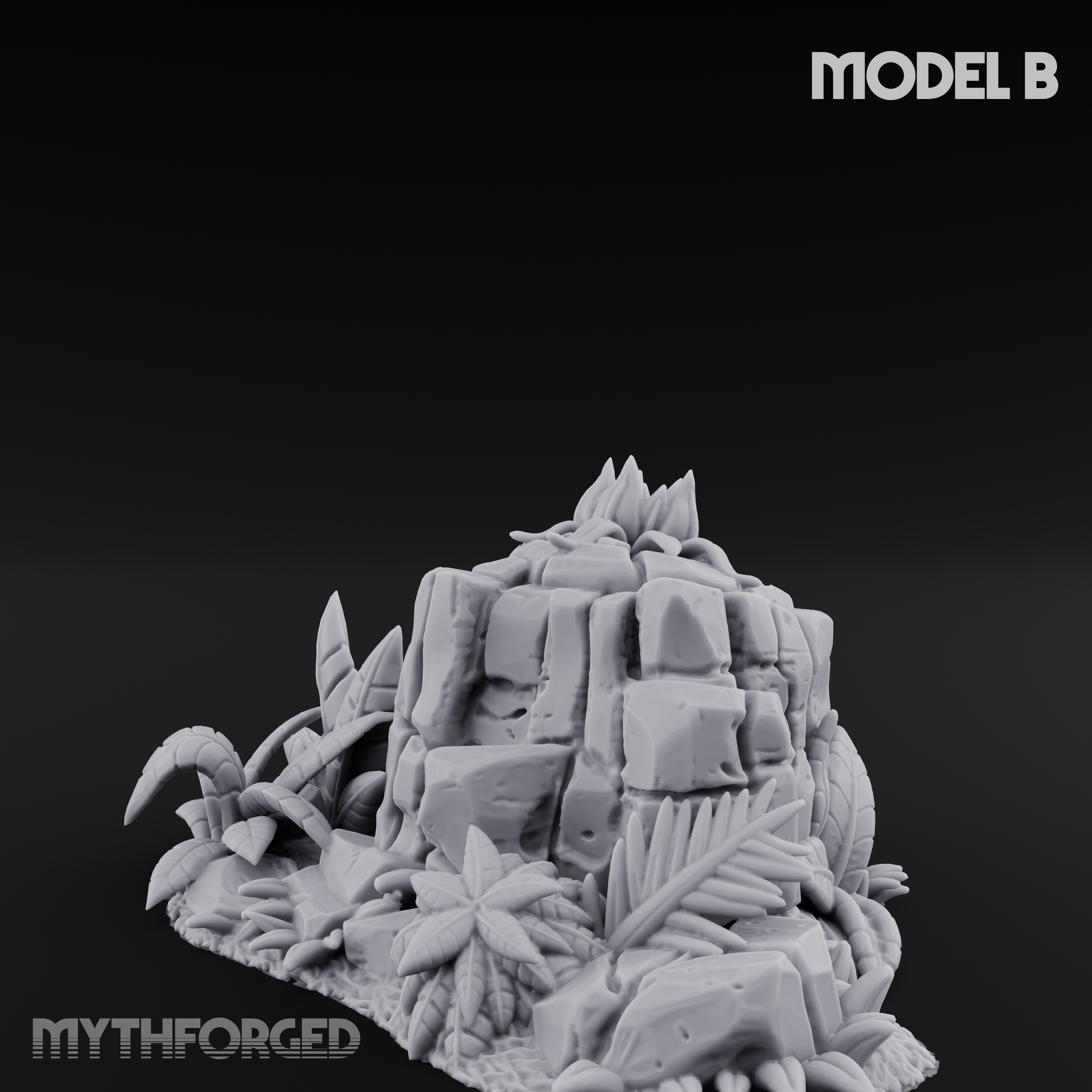 Overgrown Jungle Flora Clusters