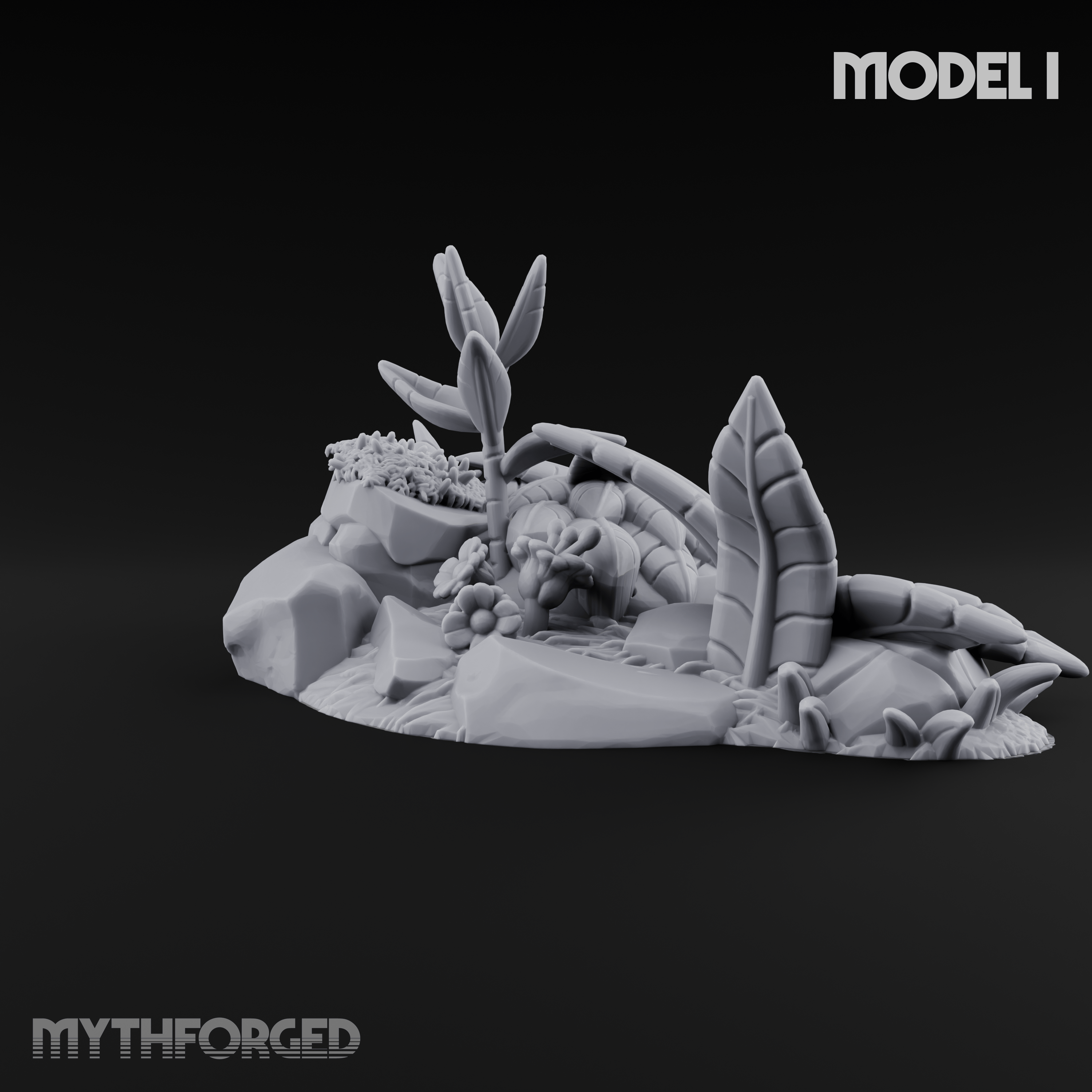 Overgrown Jungle Flora Cluster I