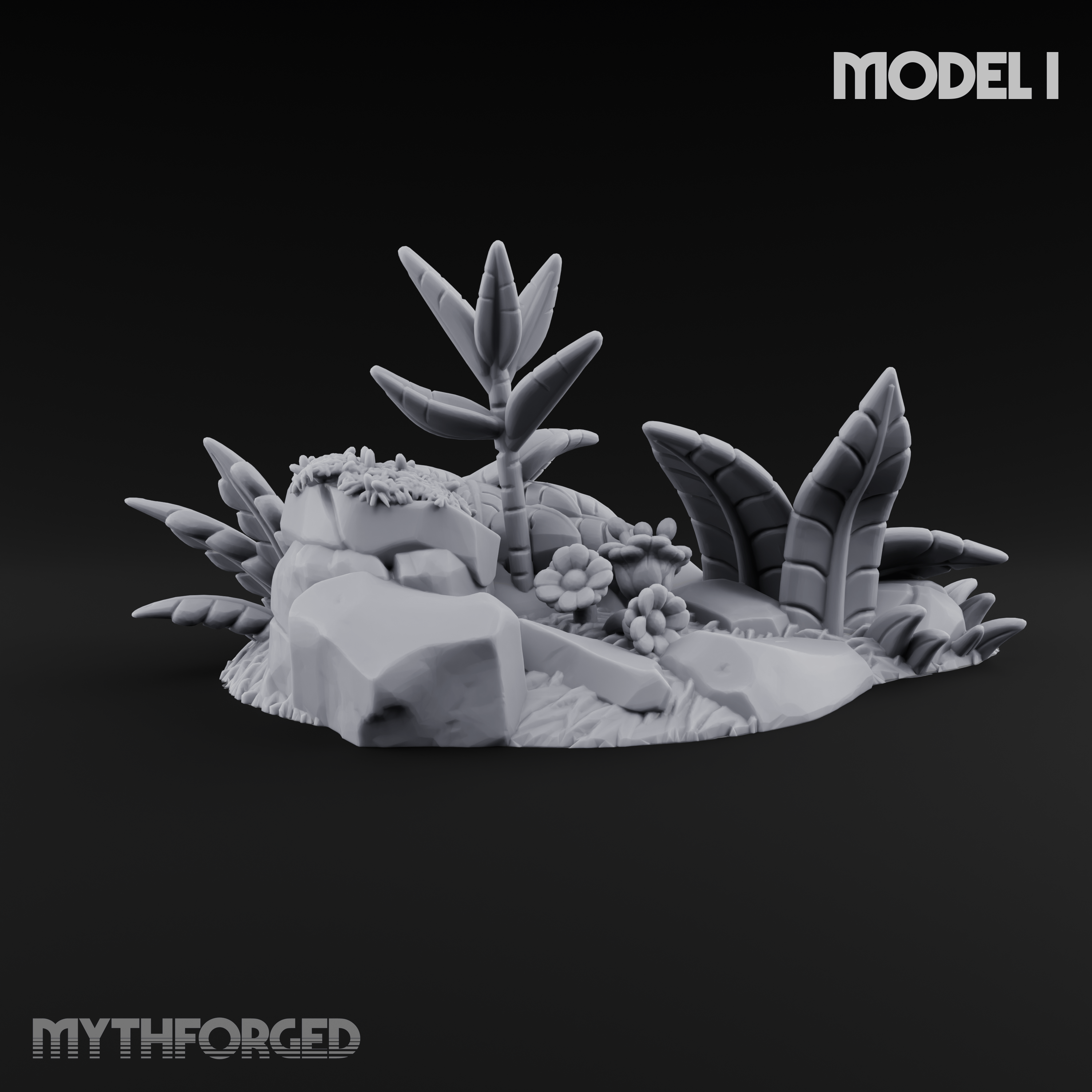 Overgrown Jungle Flora Cluster I