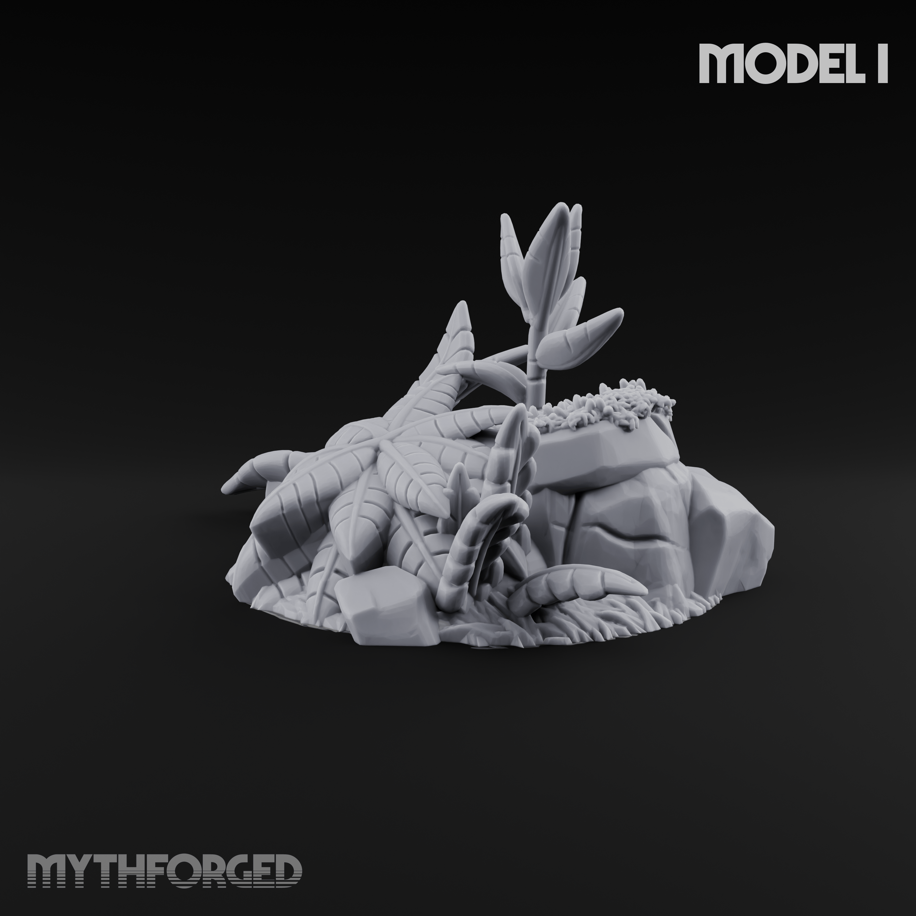 Overgrown Jungle Flora Cluster I