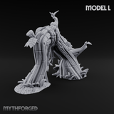 Overgrown Jungle Flora Cluster L Miniature for Dungeons and Dragons, Pathfinder or other TTRPGs