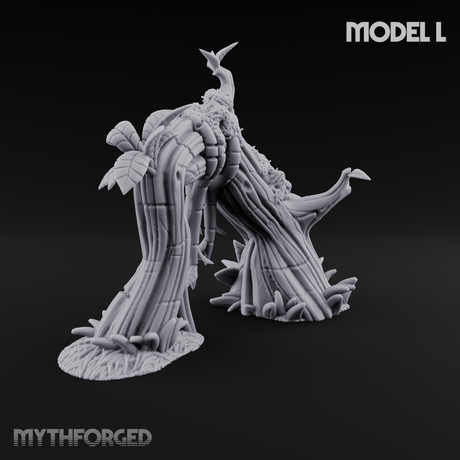 Overgrown Jungle Flora Cluster L Miniature for Dungeons and Dragons, Pathfinder or other TTRPGs