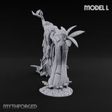 Overgrown Jungle Flora Cluster L Miniature for Dungeons and Dragons, Pathfinder or other TTRPGs