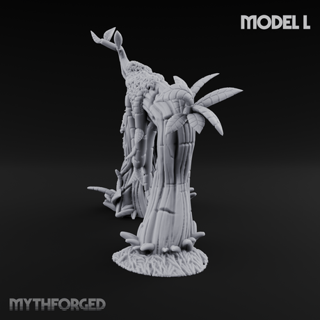 Overgrown Jungle Flora Clusters Miniature for Dungeons and Dragons, Pathfinder or other TTRPGs