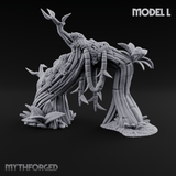 Overgrown Jungle Flora Cluster L Miniature for Dungeons and Dragons, Pathfinder or other TTRPGs