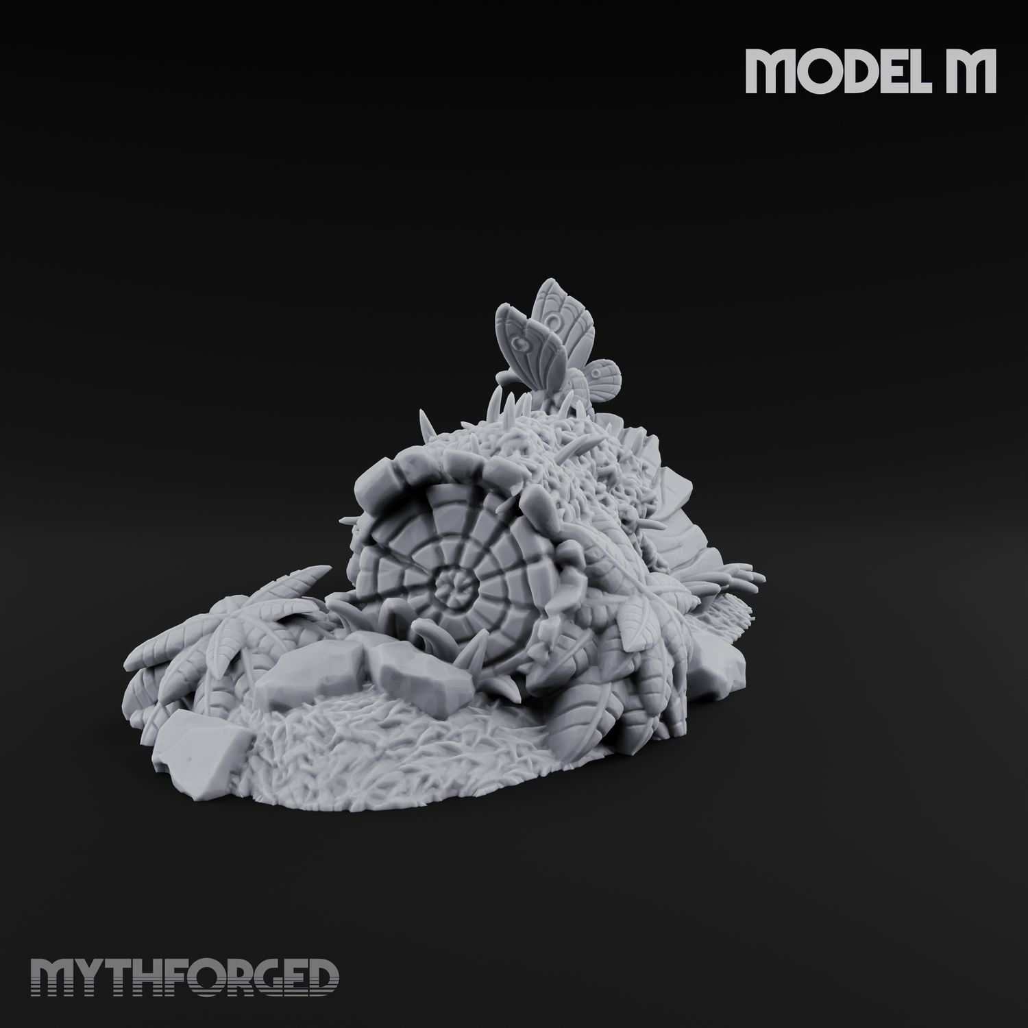 Overgrown Jungle Flora Clusters Miniature for Dungeons and Dragons, Pathfinder or other TTRPGs