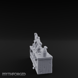 Bubbling Alchemist Workbench Miniature for Dungeons and Dragons, Pathfinder or other TTRPGs
