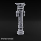 Paper-Charm Lantern Pillar Miniature for Dungeons and Dragons, Pathfinder or other TTRPGs
