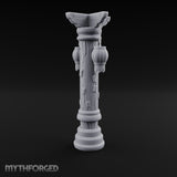 Paper-Charm Lantern Pillar Miniature for Dungeons and Dragons, Pathfinder or other TTRPGs