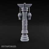 Paper-Charm Lantern Pillar Miniature for Dungeons and Dragons, Pathfinder or other TTRPGs
