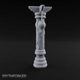 Paper-Charm Lantern Pillar Miniature for Dungeons and Dragons, Pathfinder or other TTRPGs