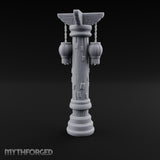 Paper-Charm Lantern Pillar Miniature for Dungeons and Dragons, Pathfinder or other TTRPGs
