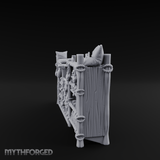 Rope-Strung Market Stall Shelves Miniature for Dungeons and Dragons, Pathfinder or other TTRPGs