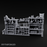 Rope-Strung Market Stall Shelves Miniature for Dungeons and Dragons, Pathfinder or other TTRPGs