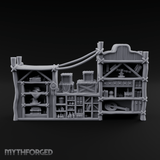 Well-Stocked Merchant's General Store Shelves Miniature for Dungeons and Dragons, Pathfinder or other TTRPGs