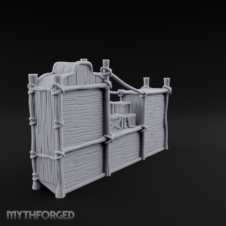 Well-Stocked Merchant's General Store Shelves Miniature for Dungeons and Dragons, Pathfinder or other TTRPGs