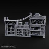 Well-Stocked Merchant's General Store Shelves Miniature for Dungeons and Dragons, Pathfinder or other TTRPGs