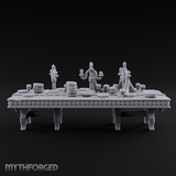 Ornamental Banquet Tableware Display Miniature for Dungeons and Dragons, Pathfinder or other TTRPGs