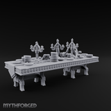 Ornamental Banquet Tableware Display Miniature for Dungeons and Dragons, Pathfinder or other TTRPGs