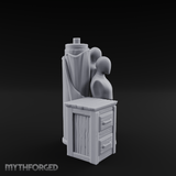 Display-Ready Tailor's Mannequin Set Miniature for Dungeons and Dragons, Pathfinder or other TTRPGs