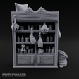 Hung-Herb Meat Display Cabinet Miniature for Dungeons and Dragons, Pathfinder or other TTRPGs