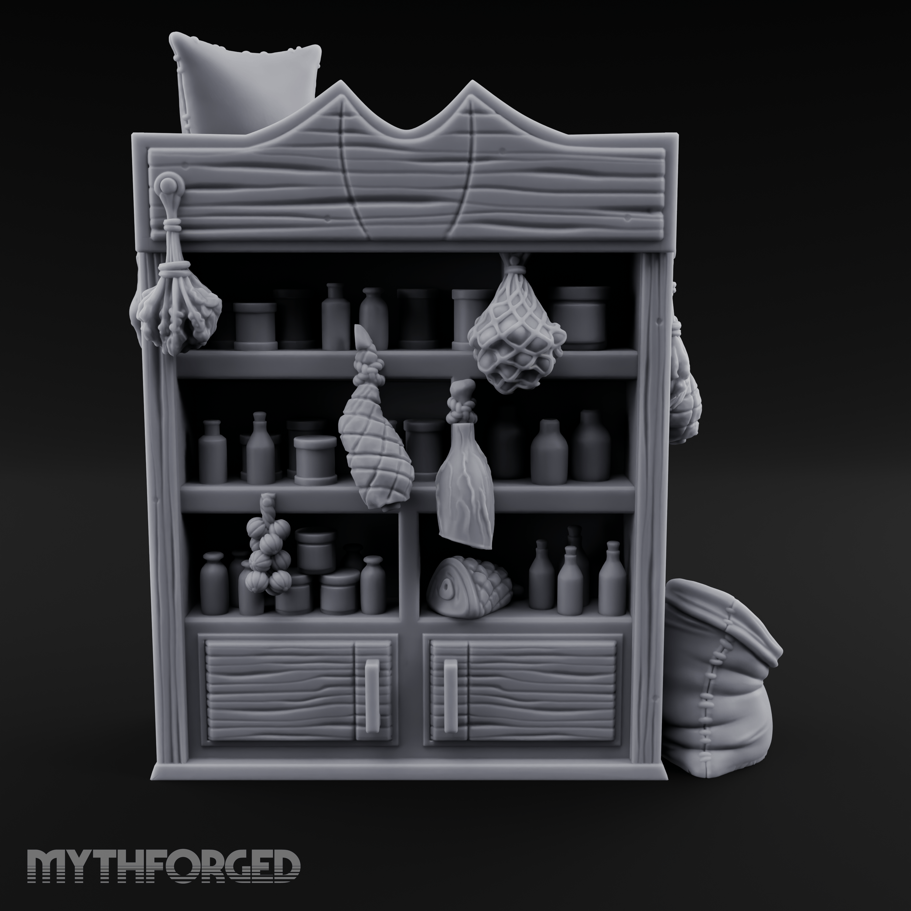 Hung-Herb Meat Display Cabinet