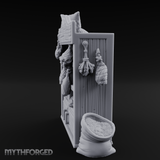 Hung-Herb Meat Display Cabinet Miniature for Dungeons and Dragons, Pathfinder or other TTRPGs