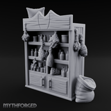 Hung-Herb Meat Display Cabinet Miniature for Dungeons and Dragons, Pathfinder or other TTRPGs