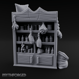 Hung-Herb Meat Display Cabinet Miniature for Dungeons and Dragons, Pathfinder or other TTRPGs