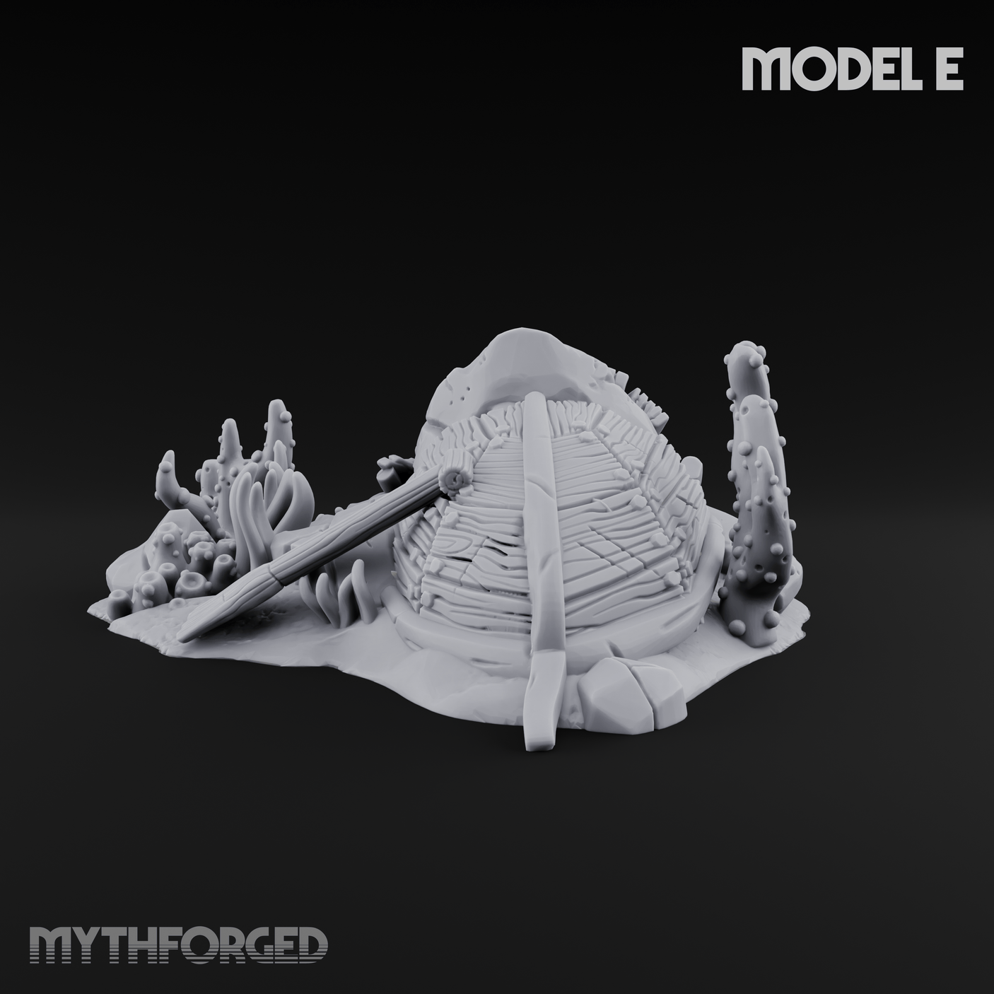 Sunken Ocean Floors E Miniature for Dungeons and Dragons, Pathfinder or other TTRPGs
