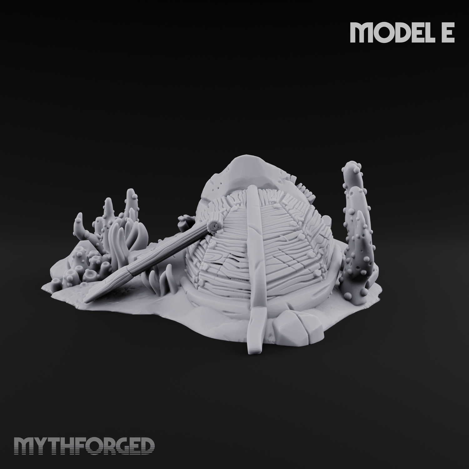 Sunken Ocean Floors E Miniature for Dungeons and Dragons, Pathfinder or other TTRPGs