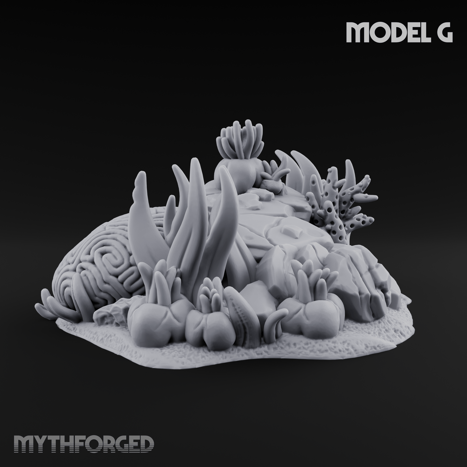 Sunken Ocean Floors G Miniature for Dungeons and Dragons, Pathfinder or other TTRPGs