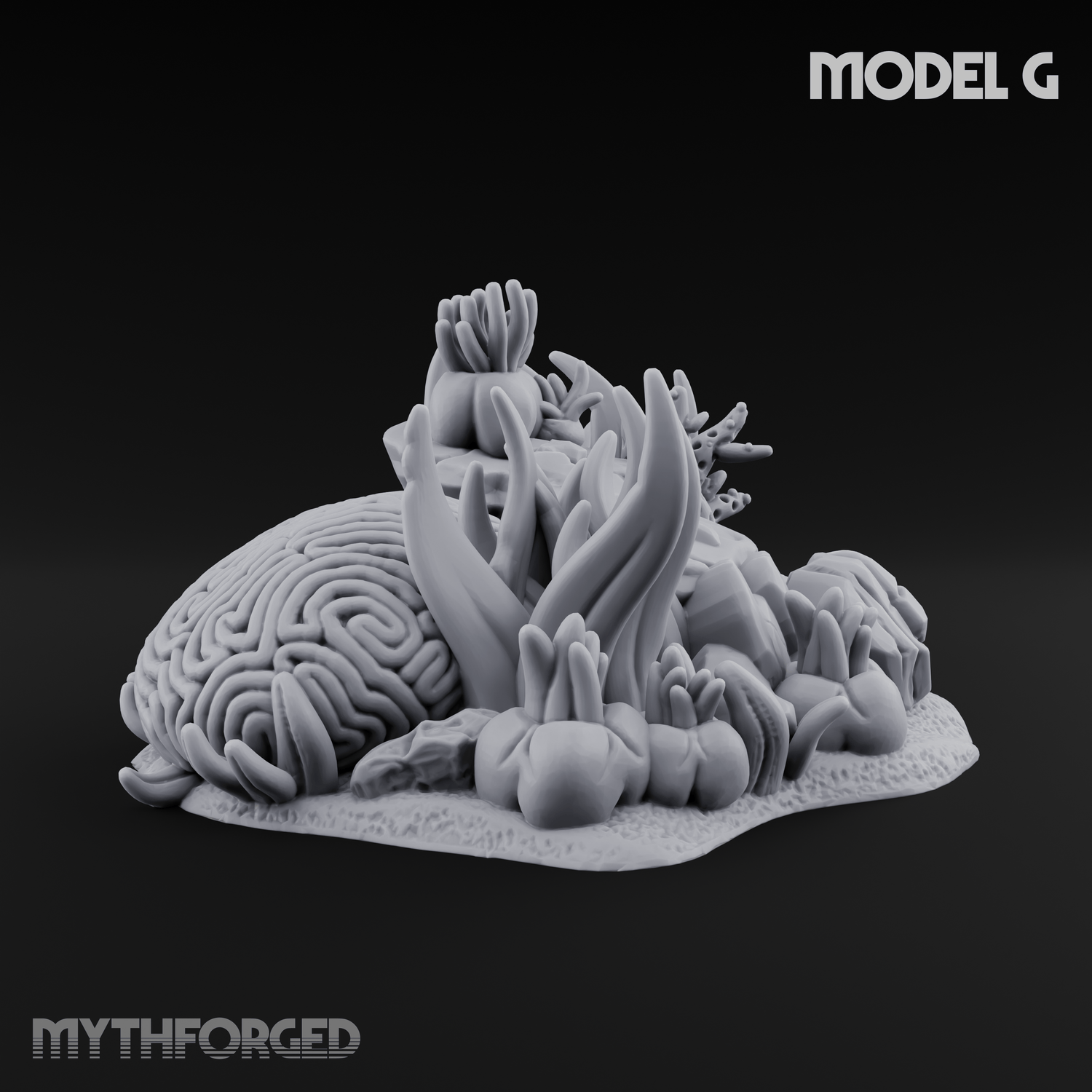 Sunken Ocean Floors G Miniature for Dungeons and Dragons, Pathfinder or other TTRPGs