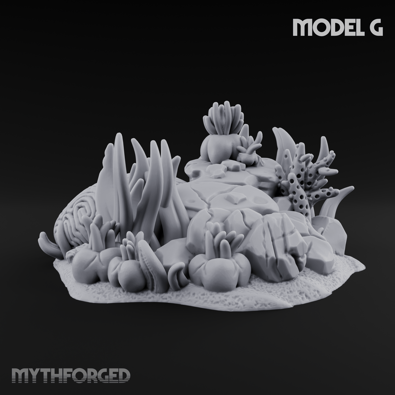 Sunken Ocean Floors G Miniature for Dungeons and Dragons, Pathfinder or other TTRPGs