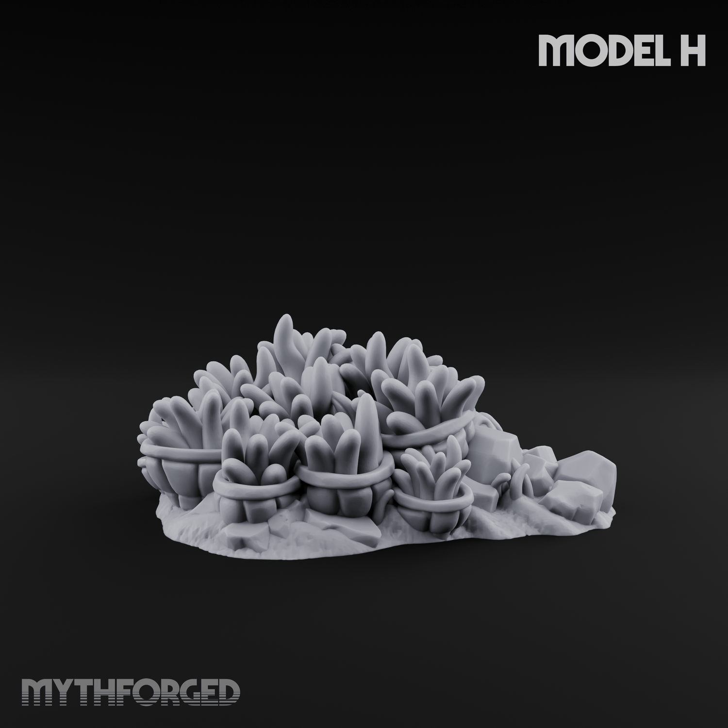 Sunken Ocean Floors H Miniature for Dungeons and Dragons, Pathfinder or other TTRPGs
