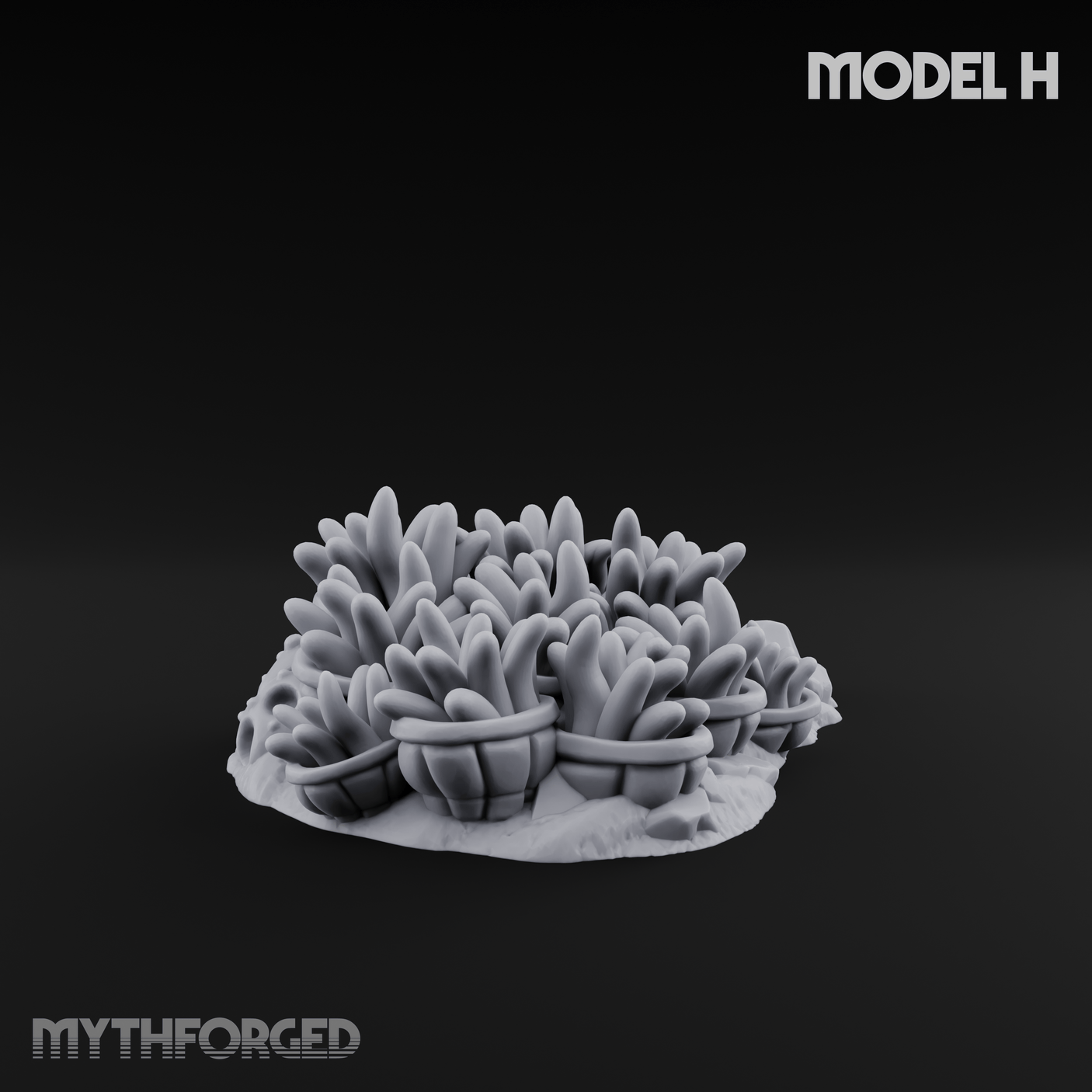 Sunken Ocean Floors H Miniature for Dungeons and Dragons, Pathfinder or other TTRPGs