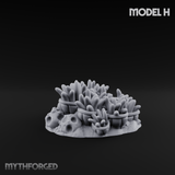 Sunken Ocean Floors H Miniature for Dungeons and Dragons, Pathfinder or other TTRPGs