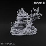 Sunken Ocean Floors K Miniature for Dungeons and Dragons, Pathfinder or other TTRPGs