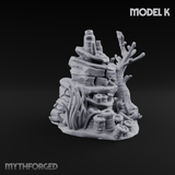 Sunken Ocean Floors K Miniature for Dungeons and Dragons, Pathfinder or other TTRPGs