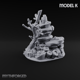 Sunken Ocean Floors K Miniature for Dungeons and Dragons, Pathfinder or other TTRPGs