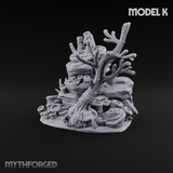 Sunken Ocean Floors K Miniature for Dungeons and Dragons, Pathfinder or other TTRPGs