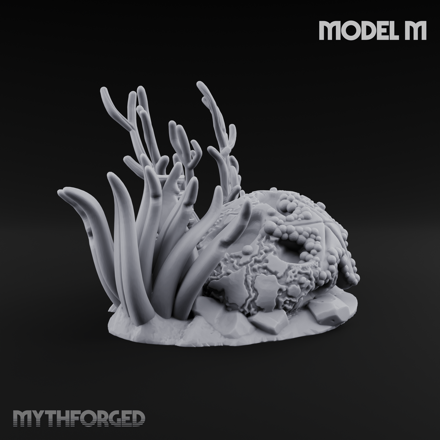 Sunken Ocean Floors M Miniature for Dungeons and Dragons, Pathfinder or other TTRPGs