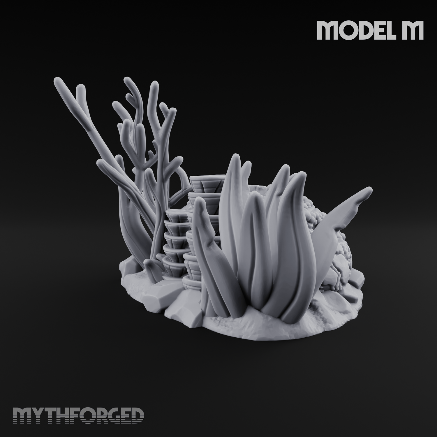 Sunken Ocean Floors M Miniature for Dungeons and Dragons, Pathfinder or other TTRPGs