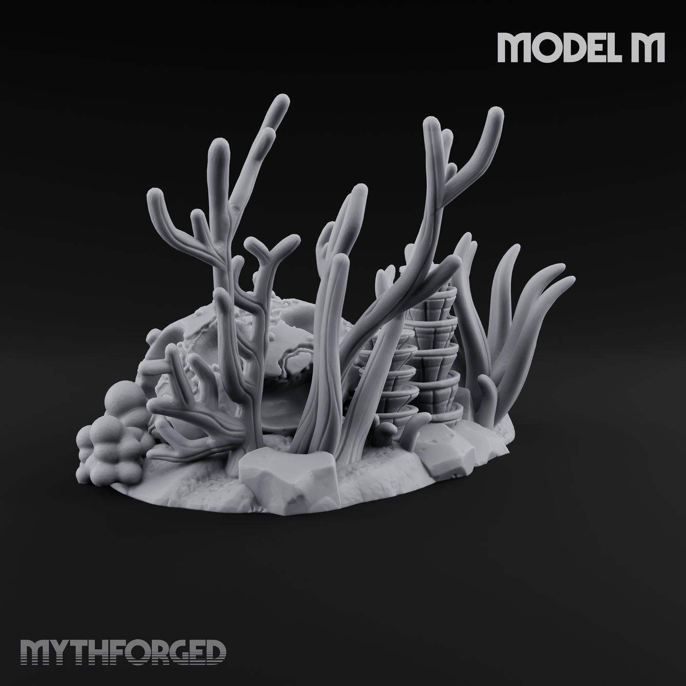 Sunken Ocean Floors M Miniature for Dungeons and Dragons, Pathfinder or other TTRPGs