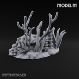 Sunken Ocean Floors M Miniature for Dungeons and Dragons, Pathfinder or other TTRPGs