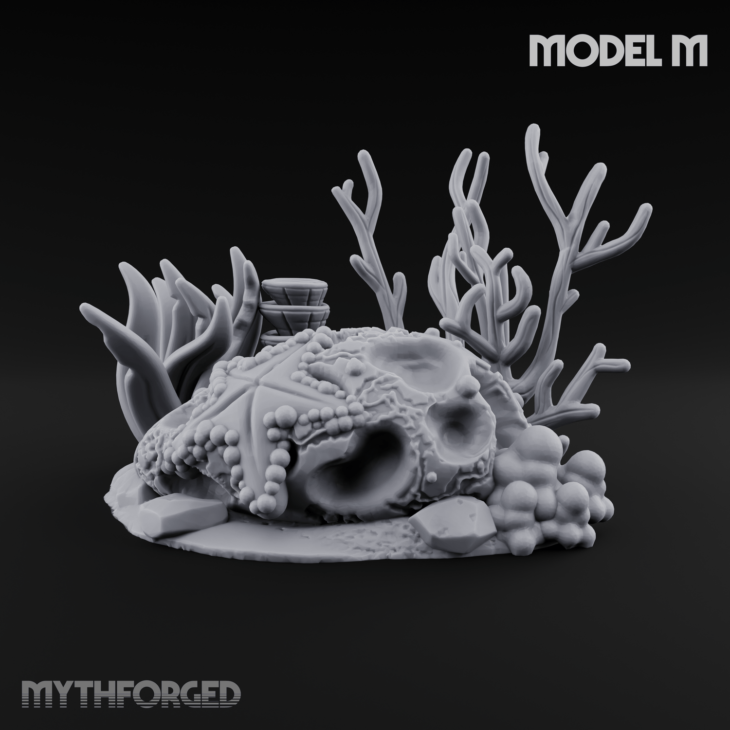 Sunken Ocean Floors M Miniature for Dungeons and Dragons, Pathfinder or other TTRPGs