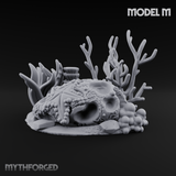 Sunken Ocean Floors M Miniature for Dungeons and Dragons, Pathfinder or other TTRPGs