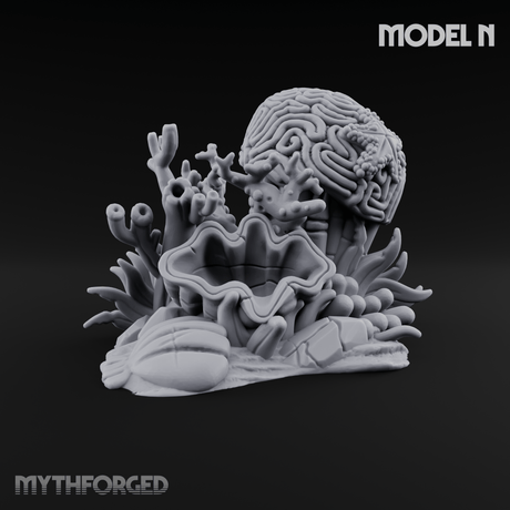 Sunken Ocean Floors N Miniature for Dungeons and Dragons, Pathfinder or other TTRPGs