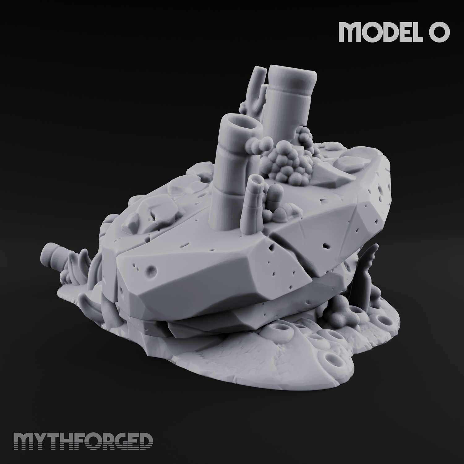 Sunken Ocean Floors O Miniature for Dungeons and Dragons, Pathfinder or other TTRPGs
